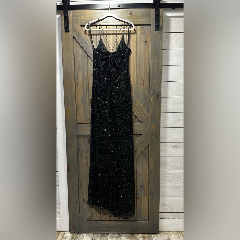 Dream Gown black Sequin Prom Dress Prom Cruise SZ 22